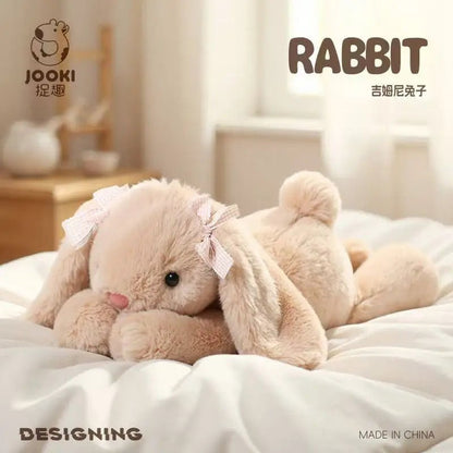 35cm New Simulated Shy Rabbit Doll Stuffed Plush Toy Cartoon Anime Cute Pillow Pillow Pillow Children's Birthday Gift Fun Doll - Spoiled Baskets
