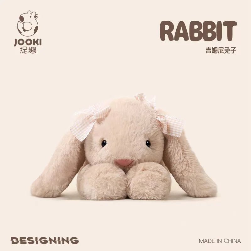 35cm New Simulated Shy Rabbit Doll Stuffed Plush Toy Cartoon Anime Cute Pillow Pillow Pillow Children's Birthday Gift Fun Doll - Spoiled Baskets