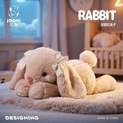 35cm New Simulated Shy Rabbit Doll Stuffed Plush Toy Cartoon Anime Cute Pillow Pillow Pillow Children's Birthday Gift Fun Doll - Spoiled Baskets