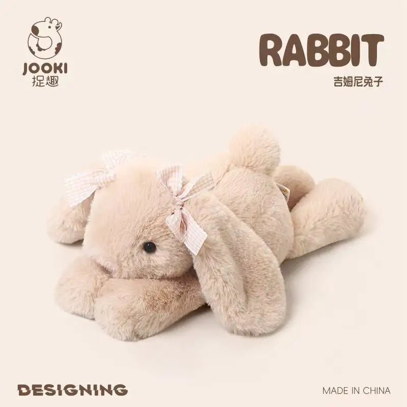 35cm New Simulated Shy Rabbit Doll Stuffed Plush Toy Cartoon Anime Cute Pillow Pillow Pillow Children's Birthday Gift Fun Doll - Spoiled Baskets
