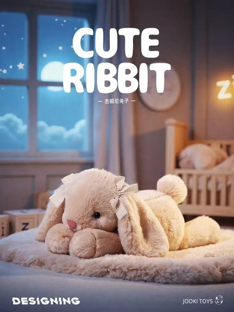 35cm New Simulated Shy Rabbit Doll Stuffed Plush Toy Cartoon Anime Cute Pillow Pillow Pillow Children's Birthday Gift Fun Doll - Spoiled Baskets